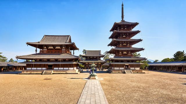 Horyuji templet, Nara