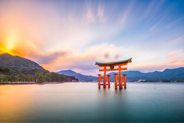 Torii, øen Miyajima