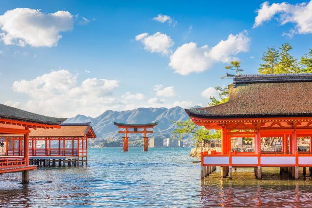 Itsukushima-helligdommen, øen Miyajima