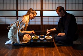 Traditionel Ryokan-middag