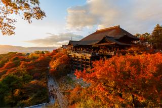 Kiyomizu-dera om efteråret, Kyoto