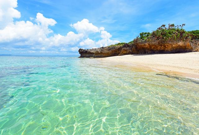 Strand i Okinawa