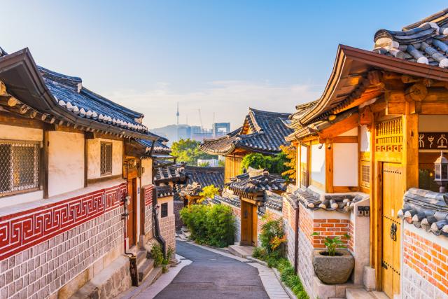 Bukchon Hanok landsby i Seoul
