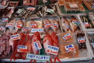 Tsukiji fiskemarkedet, Tokyo
